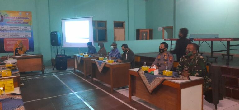UPTD Puskesmas Kutasari Sosialisasi Demam Berdarah Lintas Sektor